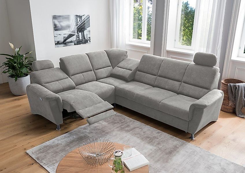Myhomelando Ecksofa Paris, mit elektronischer Relaxfunktion, günstig online kaufen
