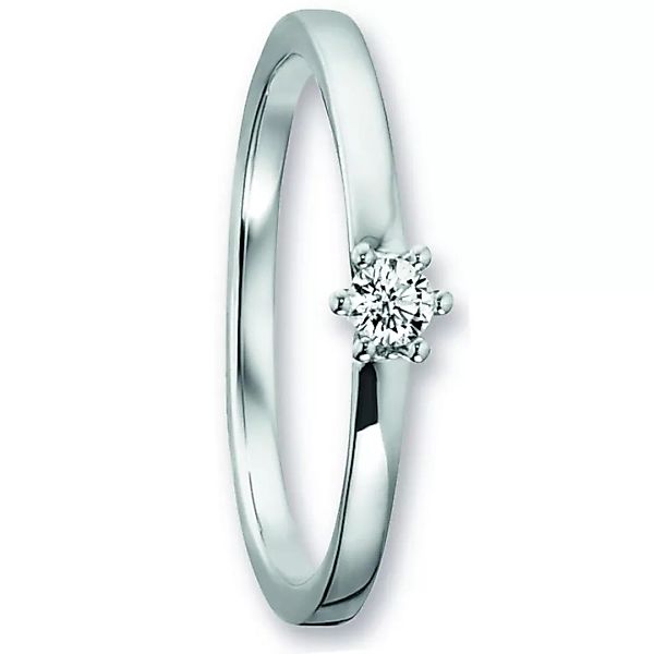 ONE ELEMENT Diamantring "0.09 ct Diamant Brillant Ring aus 585 Weißgold", D günstig online kaufen