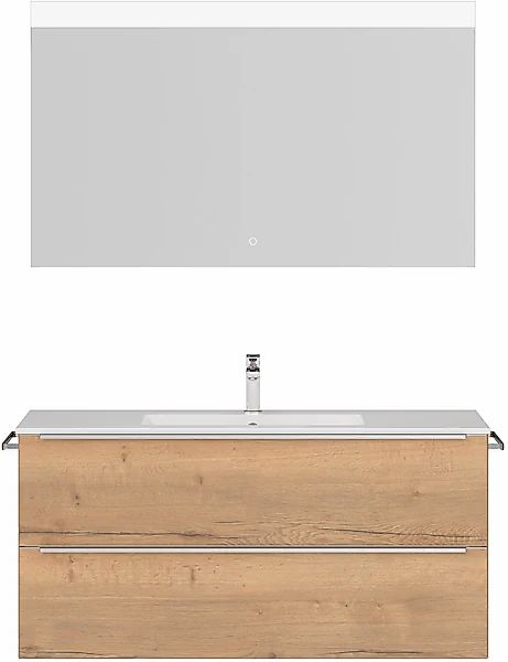 nobilia® Badmöbel-Set »Levere« vormontiert, mit Soft-Close, 2 Stk. tlg. günstig online kaufen