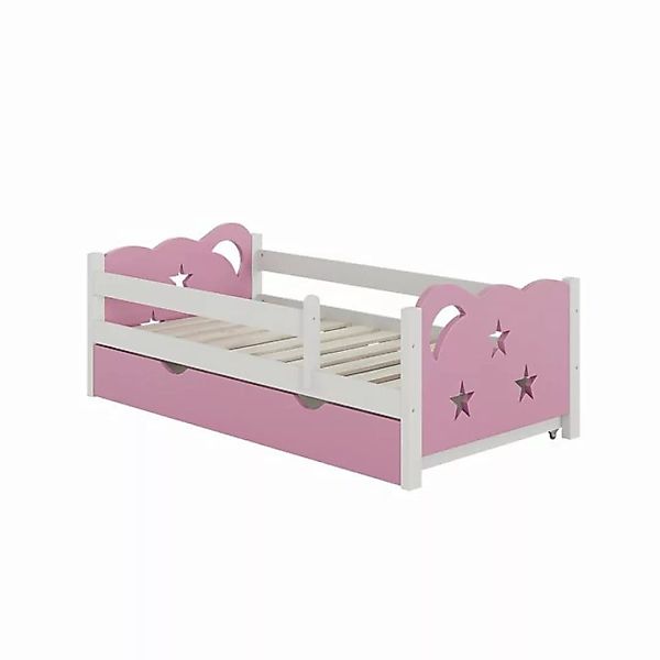 VitaliSpa® Kinderbett Kinderbett Jessica 140cm Pink günstig online kaufen