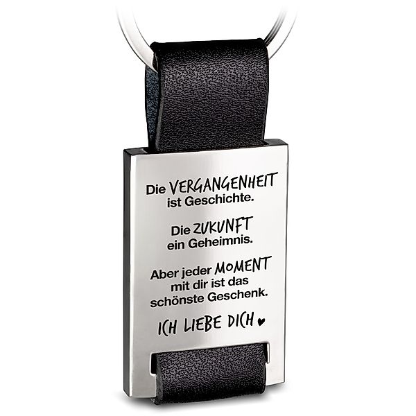 FABACH Schlüsselanhänger Leder mit Gravur "Jeder günstig online kaufen