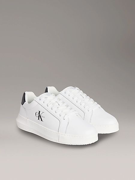 Calvin Klein Jeans Sneaker "CHUNKY CUPSOLE MONO LTH", Schnürschuh, Halbschu günstig online kaufen