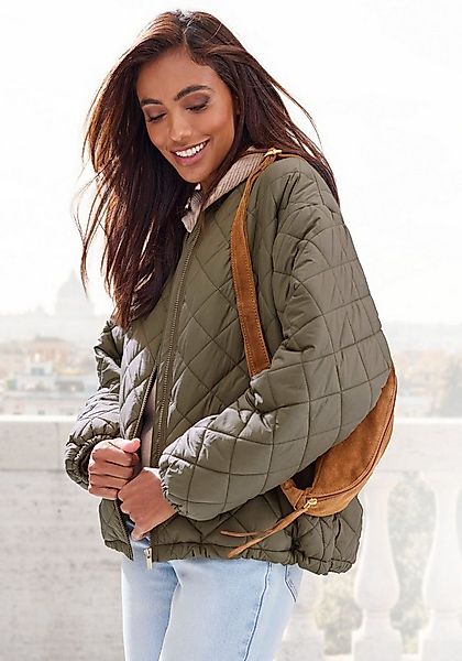 French Connection Steppjacke mit geripptem Stehkragen günstig online kaufen