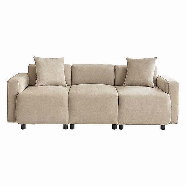 FUROKOY Sofa 3-Sitzer-Sofa Wohnzimmersofa aus hochwertigem Chenille-Stoff, günstig online kaufen