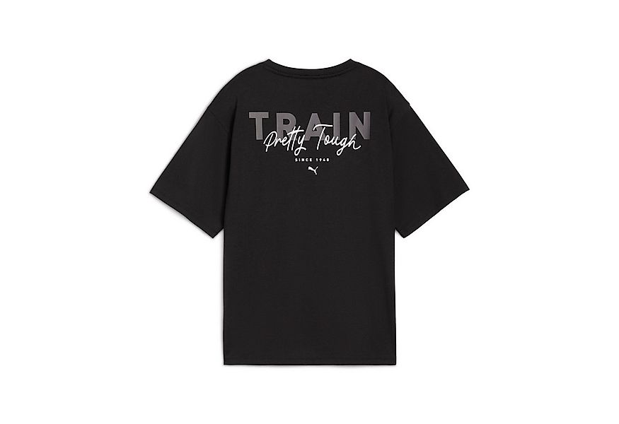 PUMA Trainingsshirt W PRETTY TOUGH GRAPHIC TEE Relaxed Fit, Kurzarmdesign, günstig online kaufen