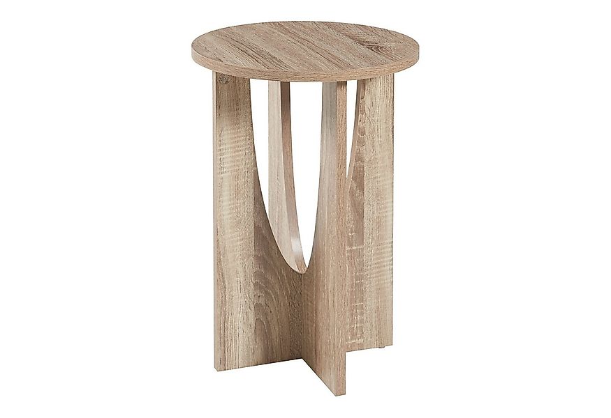 en.casa Beistelltisch, Sofatisch »Rindal« 38x56,5 cm Eichenoptik günstig online kaufen