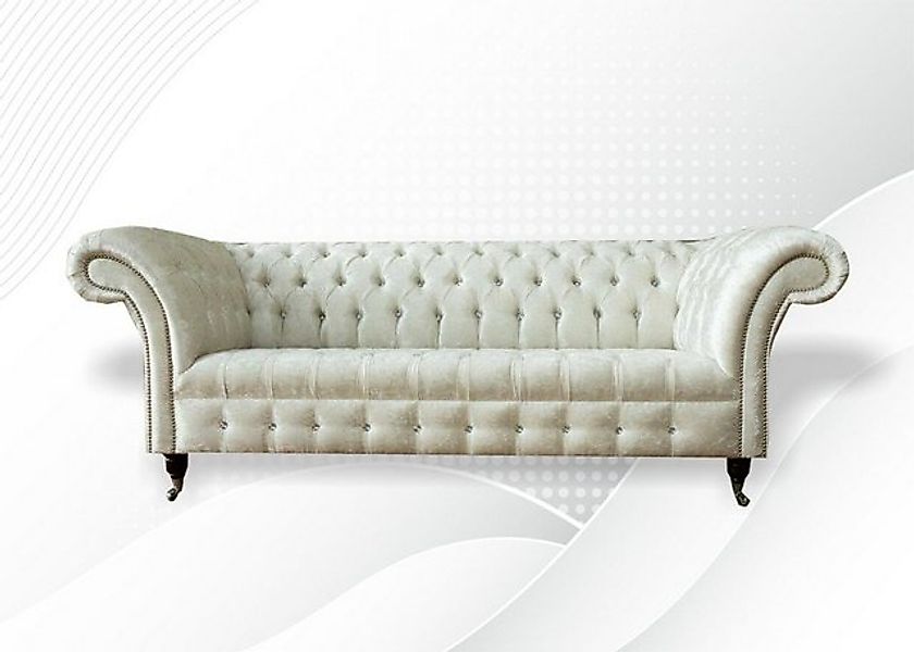 JVmoebel Chesterfield-Sofa Chesterfield Sofa massiv Holz handgefertigt hoch günstig online kaufen