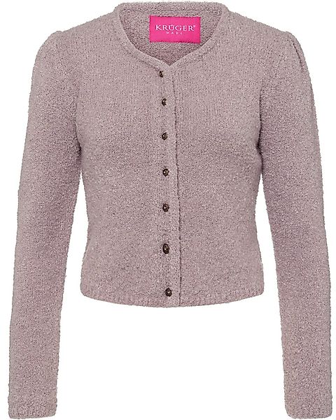 Krüger Madl Strickjacke Bouclé-Strickjacke günstig online kaufen