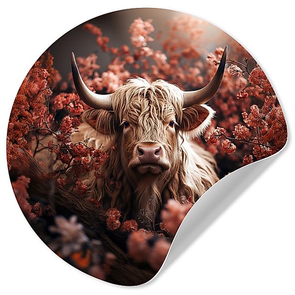 MuchoWow Wandsticker Schottische Highlander - Tier günstig online kaufen
