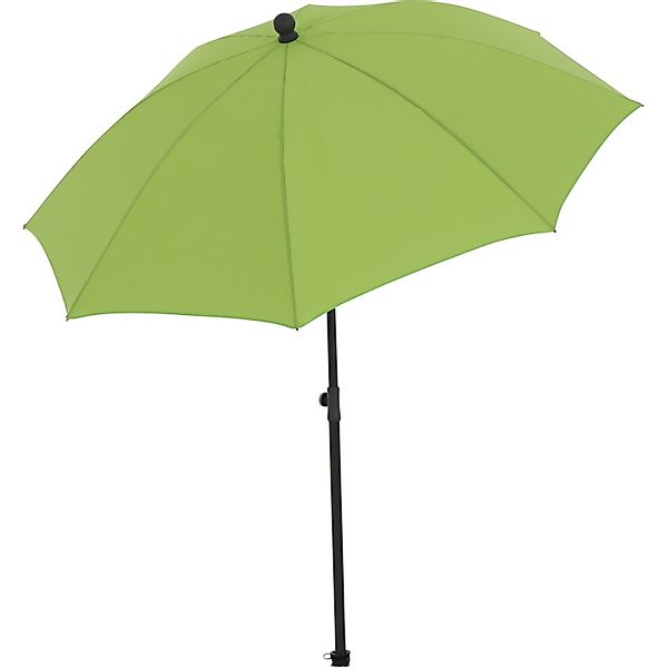 Siena Garden Marktschirm Ø 180 cm Grün mit Knickfunktion günstig online kaufen