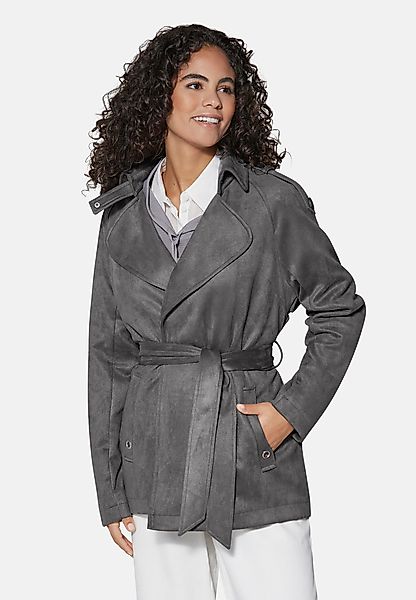 MADELEINE Trenchcoat Trench-Jacke aus Microvelours günstig online kaufen