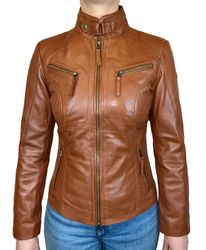 Cabrini Lederjacke aus feinstem Lammnappa günstig online kaufen