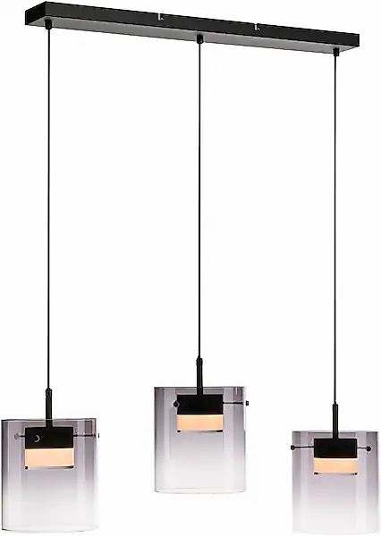 JUST LIGHT LED Deckenleuchte »ELIO« LED-Board 1 Stk. Warmweiß 3-Stufen Dimm günstig online kaufen