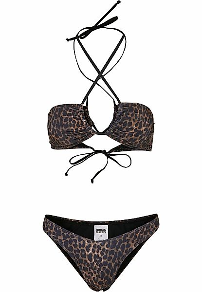 URBAN CLASSICS Bügel-Bikini "Urban Classics Damen Ladies AOP Hot V Bikini" günstig online kaufen