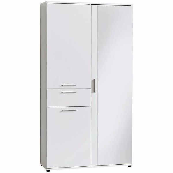 Mehrzweckschrank Kreta 9 weiß B/H/T: ca. 99x184x35 cm günstig online kaufen