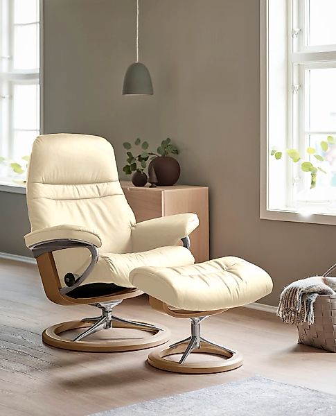 Stressless Relaxsessel "Sunrise" mit Signature Base, Größe S, Gestell Eiche günstig online kaufen