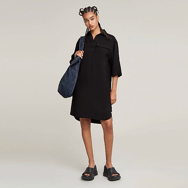 G-STAR Shirtkleid "Shirt Dress" Brusttasche mit krempelbaren Ärmeln günstig online kaufen