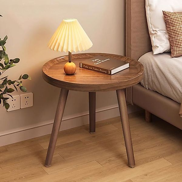 Masbekte Beistelltisch Couchtisch aus massivem Holz, günstig online kaufen