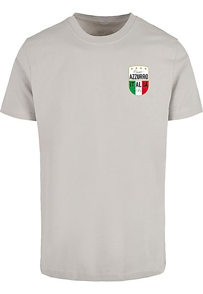 MisterTee T-Shirt "MisterTee Azurro Italia Crest Tee" 1 Stk. günstig online kaufen