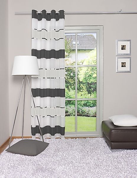 HOME WOHNIDEEN Vorhang "DARIAH" Ösen 1 Stk. tlg. HxB: 245x140, blickdicht günstig online kaufen