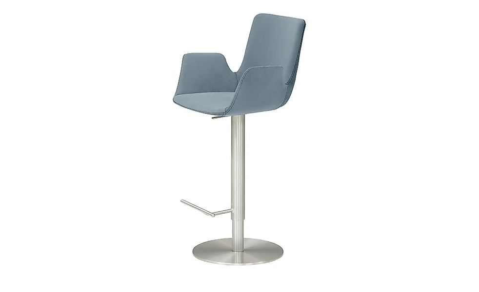 Barhocker  MyHelios ¦ blau ¦ Maße (cm): B: 52 T: 35 Polstermöbel > Hocker > günstig online kaufen