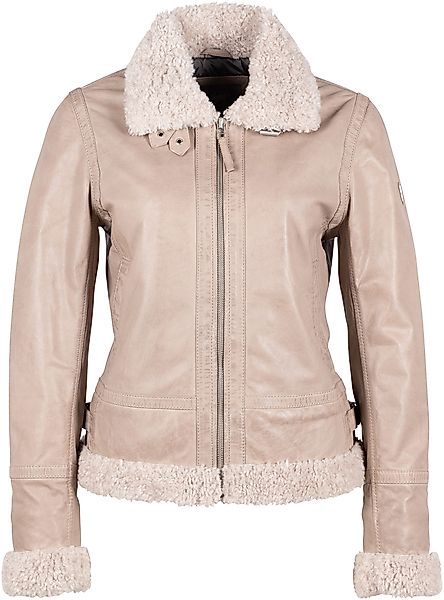 Mauritius Lederjacke GWPhilina mit Fellimitat, Reißverschluss, günstig online kaufen