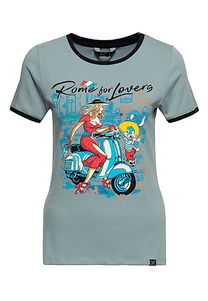 QueenKerosin T-Shirt Rome for Lovers (1-tlg) günstig online kaufen