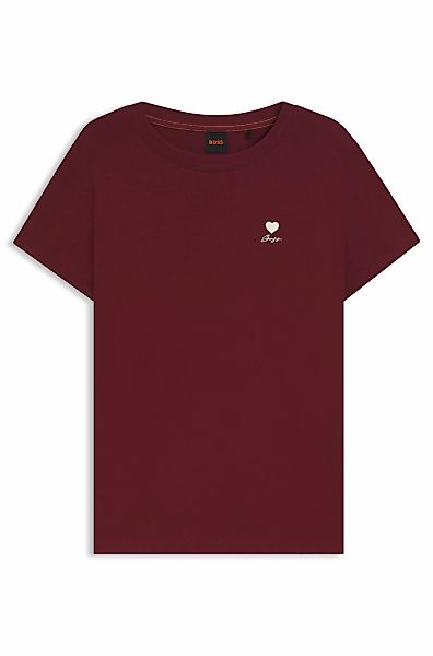 BOSS ORANGE T-Shirt "Esogo Premium Damenmode", mit Artwork auf der Brust günstig online kaufen