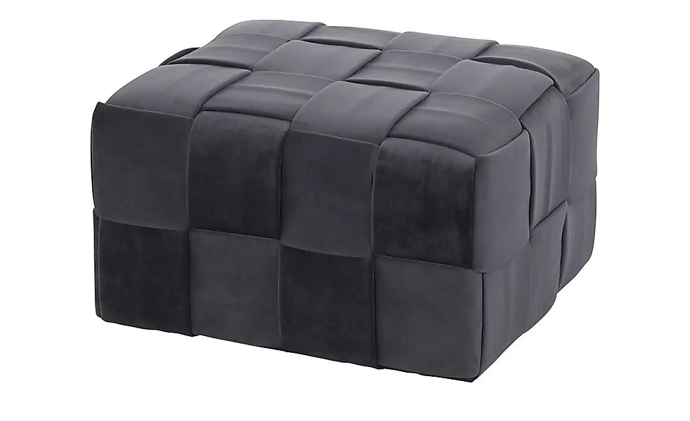 Hocker  Weave ¦ grau ¦ Maße (cm): B: 70 H: 42 T: 64.0 Polstermöbel > Hocker günstig online kaufen