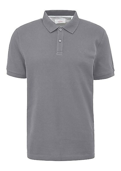 s.Oliver Poloshirt Basic (1-tlg) Poloshirt mit Logostickerei günstig online kaufen