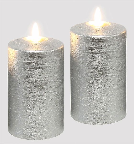 I.GE.A. LED-Kerze "Batteriebetriebene LED-Kerzen aus Echtwachs, Höhe ca. 12 günstig online kaufen