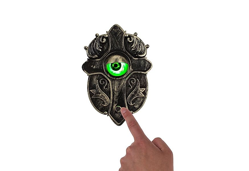 Out of the Blue Dekofigur Grusel Auge Türklingel - Halloween Klingel mit Li günstig online kaufen