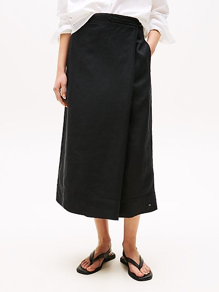 Tommy Hilfiger Wickelrock ESS LINEN KNEE günstig online kaufen