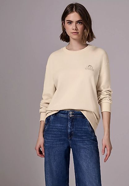 STREET ONE STUDIO Sweatshirt, mit Elastikbund günstig online kaufen