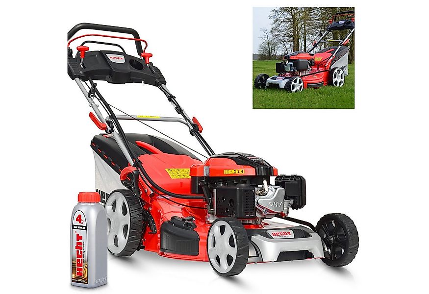 Hecht Benzinrasenmäher 5564 SXE mit Antrieb Elektrostart Mulchkit, 56 cm Sc günstig online kaufen