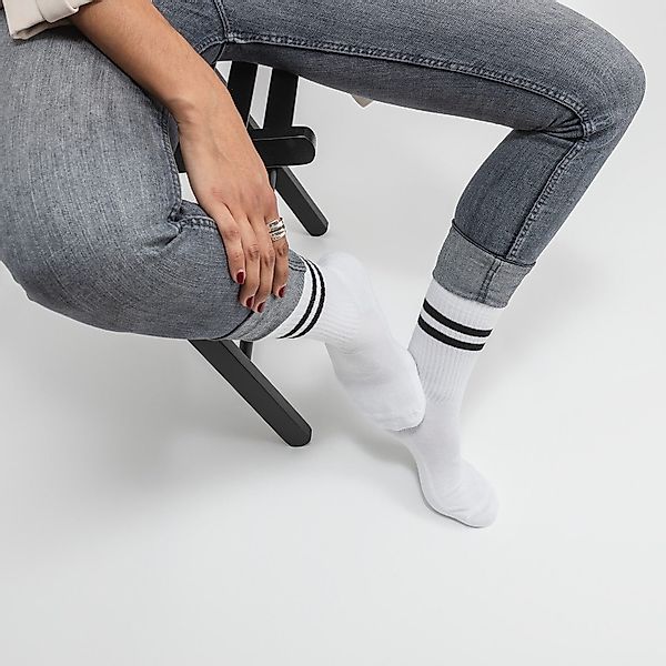 OCCULTO Tennissocken Damen Retro Tennis Socken günstig online kaufen