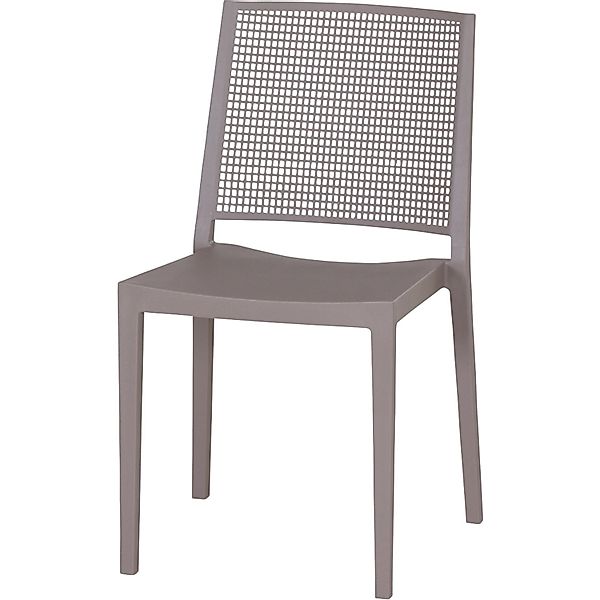 Siena Garden Stapelstuhl Square Taupe günstig online kaufen