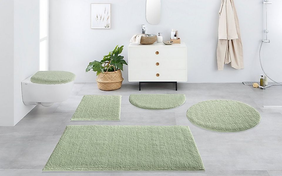 OTTO home Badematte Vanessa, Badvorleger, Badezimmer Teppich, Höhe 10 mm, r günstig online kaufen
