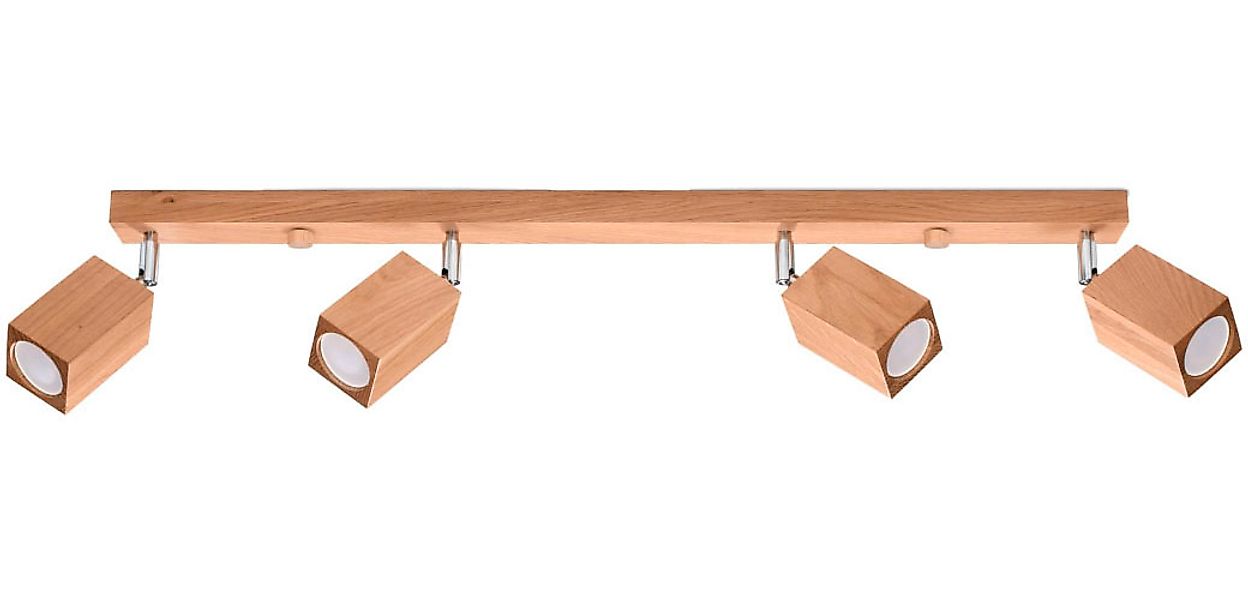 SOLLUX lighting Deckenleuchte »KEKE«, 4 flammig, Leuchtmittel GU10   ohne L günstig online kaufen