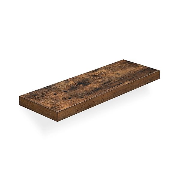 Vasagle Wandregal 20 cm x 60 cm x 3,8 cm Vintagebraun günstig online kaufen