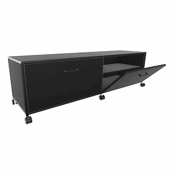 BOSSE TV-Board Black Edition | Höhe 1 OH | Breite 160 cm | 2 Klappen günstig online kaufen