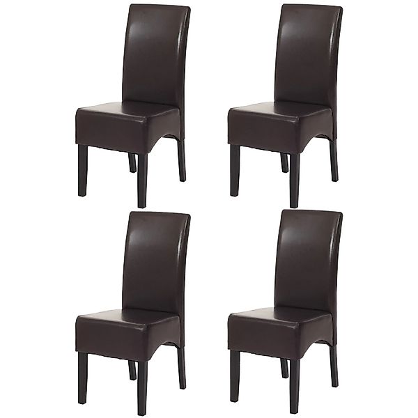 CHEFGASTRO Esszimmerstuhl 4er-Set Klassisch & Zeitlos 90x43x56cm Sitzhöhe 4 günstig online kaufen