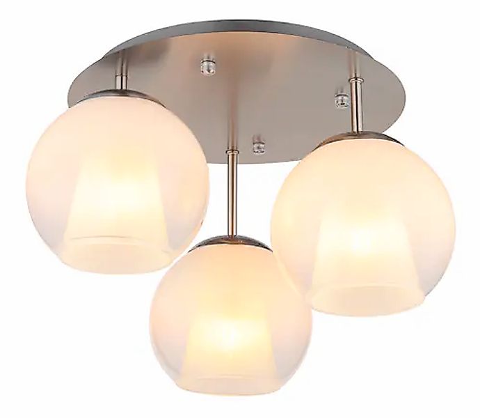GLOBO LIGHTING Deckenleuchte »BARRY« E27 1 Stk. Deckenlampe/Metall/Glaskuge günstig online kaufen