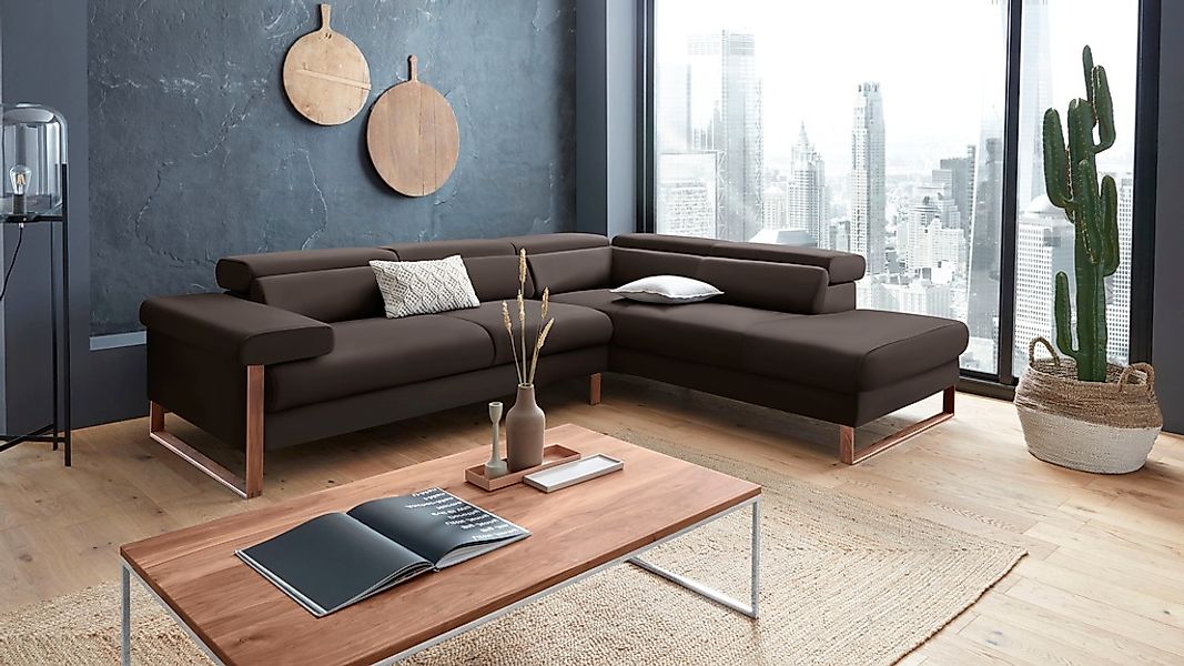 W.SCHILLIG Ecksofa "finn, Designsofa mit tollem Sitzkomfort, bequem, L-Form günstig online kaufen