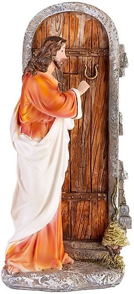 BRUBAKER Weihnachtsfigur Jesus Christus klopft an der Tür - 30 cm Weihnacht günstig online kaufen