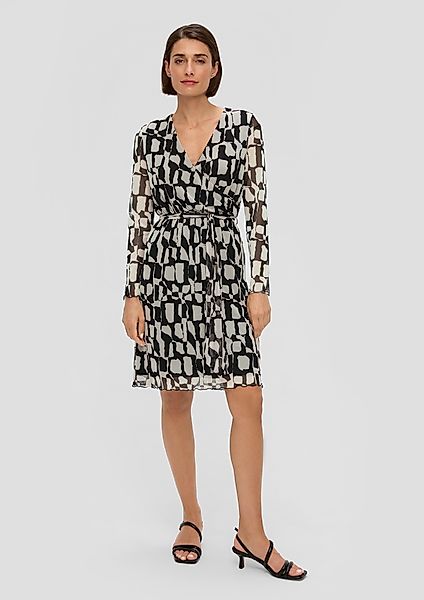 s.Oliver BLACK LABEL Minikleid Elegantes Mesh-Kleid günstig online kaufen