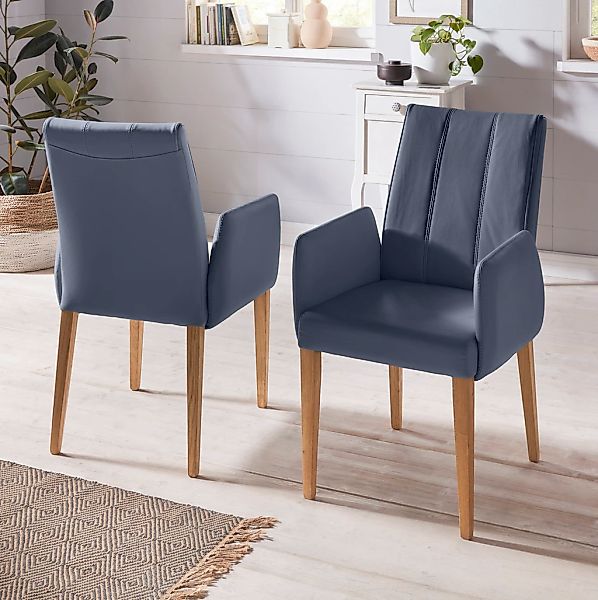 Home affaire Armlehnstuhl () (1 Stück) Rückenlehne mit Steppung günstig online kaufen