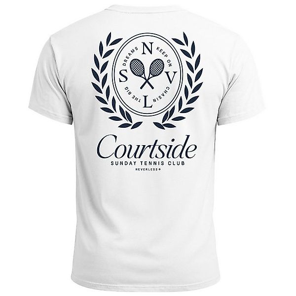 Neverless Print-Shirt Herren T-Shirt Backprint Tennis Club Aufdruck Grafiks günstig online kaufen