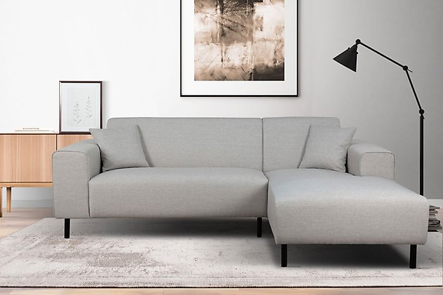 Home affaire Ecksofa "ARROS L-Form mit Wellenunterfederung, Maße B/T/H: 235 günstig online kaufen