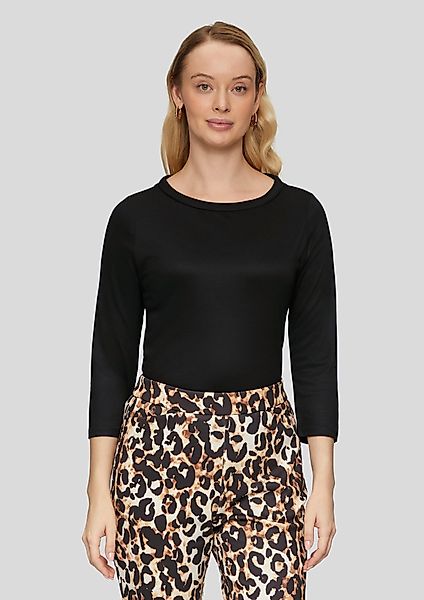 s.Oliver BLACK LABEL 3/4-Arm-Shirt Jersey-Shirt mit günstig online kaufen